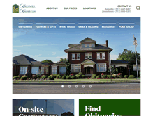 Tablet Screenshot of kreamerfuneralhome.com